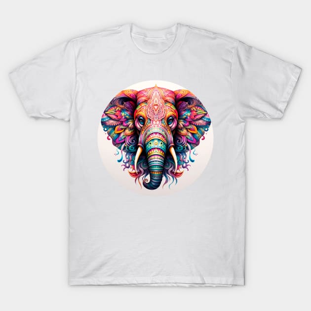 Mandala - Elephant 4 T-Shirt by aleibanez